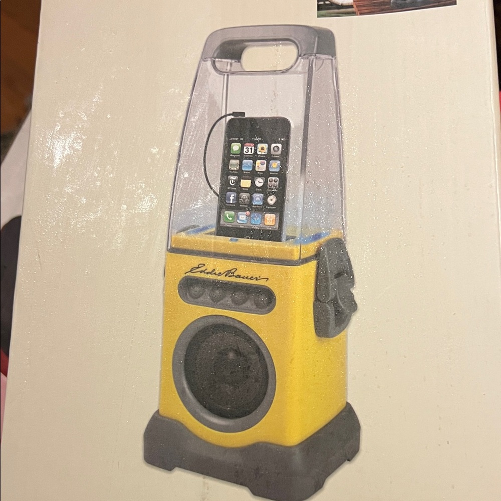 Eddie Bauer Yellow and Gray Speaker Dock